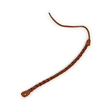 Lederarmband zum knoten Braun